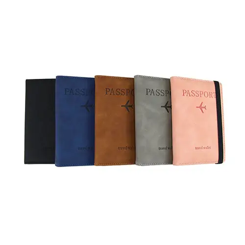 PU Leather Passport Holder – Stylish and Durable Travel Wallet